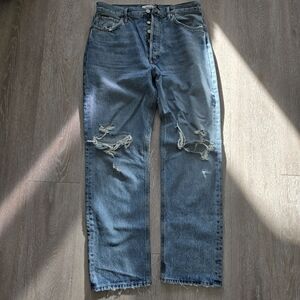 Agolde 90's pinch distressed jeans